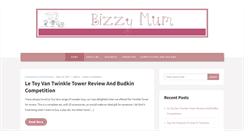 Desktop Screenshot of bizzymumsblog.com